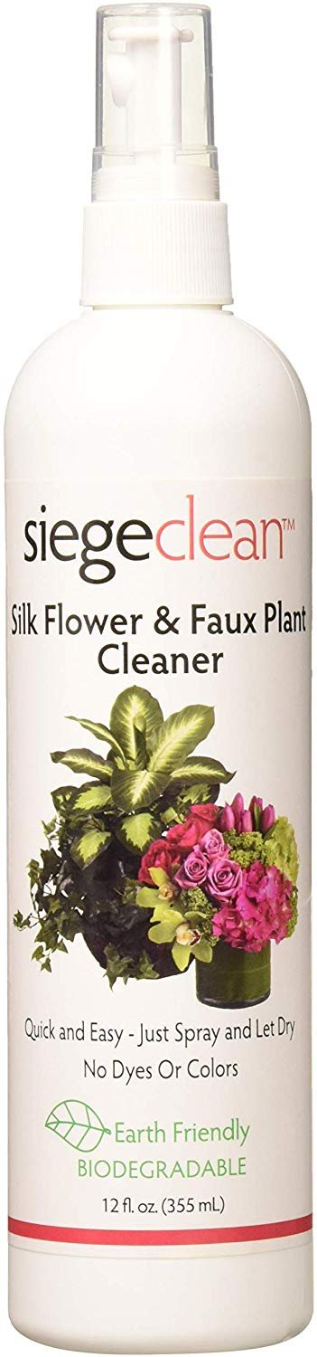 SIEGE CHEMICAL CO 771L Silk Flower and Artificial Plant Cleaner, 12Oz 